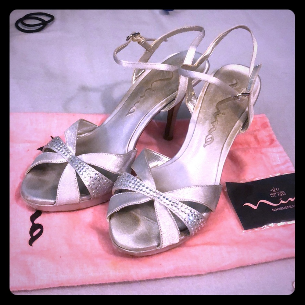 Nina Silver heels
